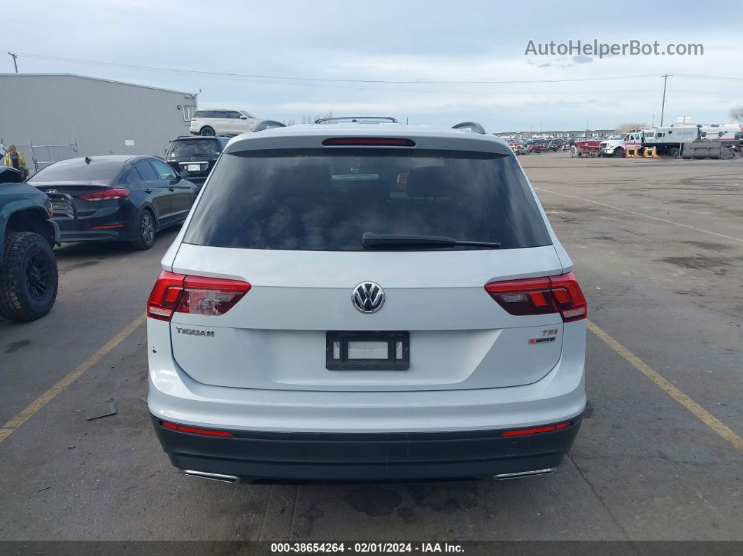 2018 Volkswagen Tiguan 2.0t S White vin: 3VV0B7AXXJM069146