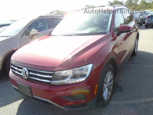 2019 Volkswagen Tiguan S Red vin: 3VV0B7AXXKM027495