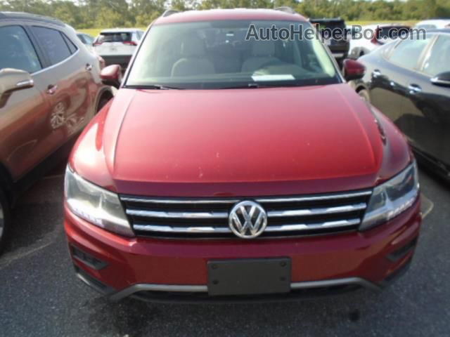 2019 Volkswagen Tiguan S Red vin: 3VV0B7AXXKM027495