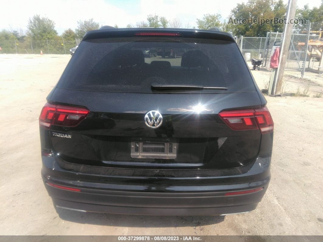 2019 Volkswagen Tiguan S Черный vin: 3VV0B7AXXKM040490