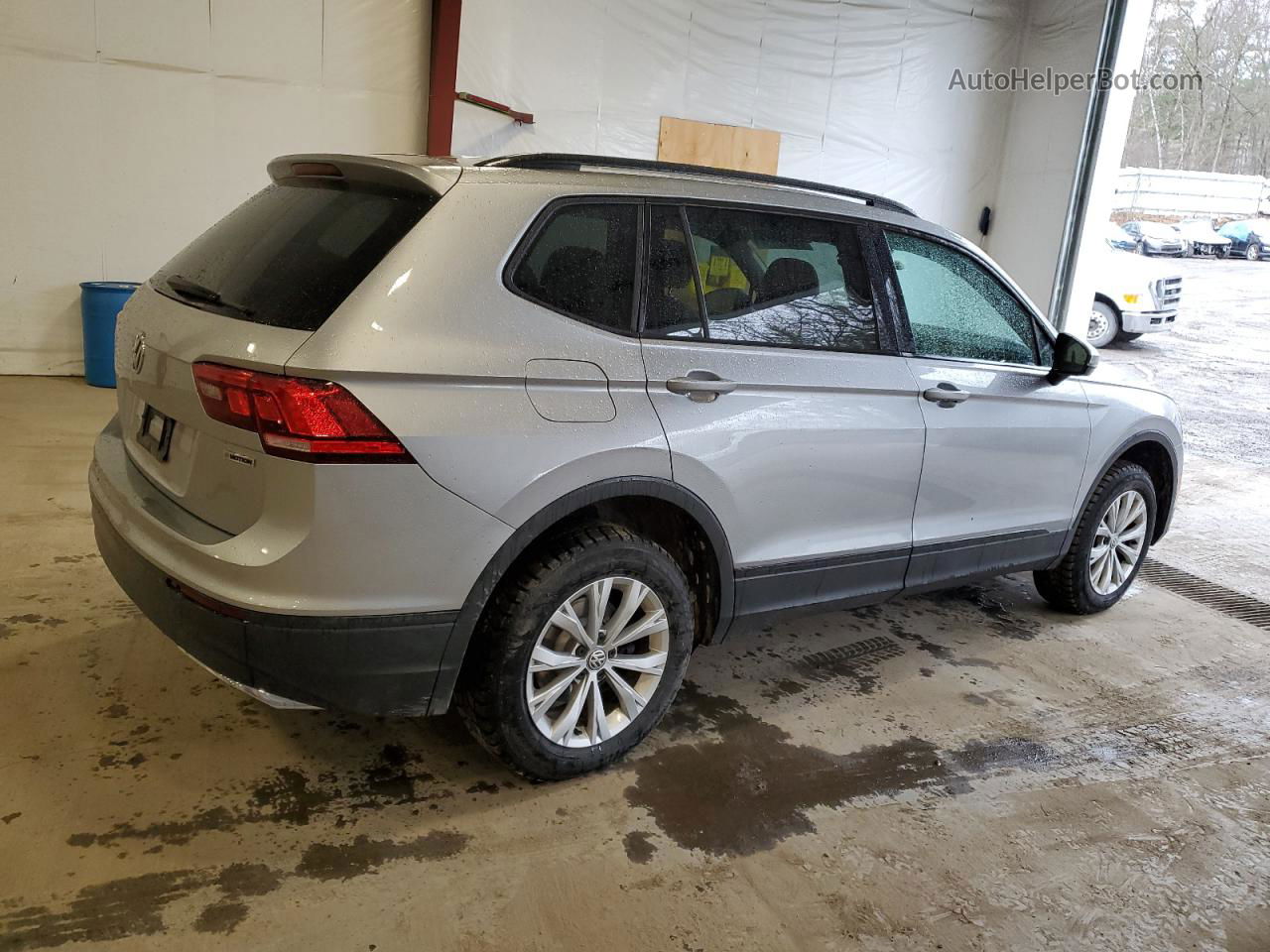 2019 Volkswagen Tiguan S Silver vin: 3VV0B7AXXKM098194