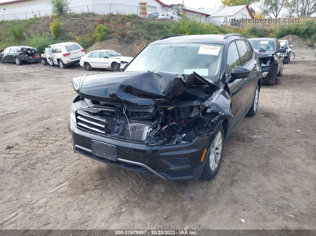 2019 Volkswagen Tiguan 2.0t S Черный vin: 3VV0B7AXXKM184508