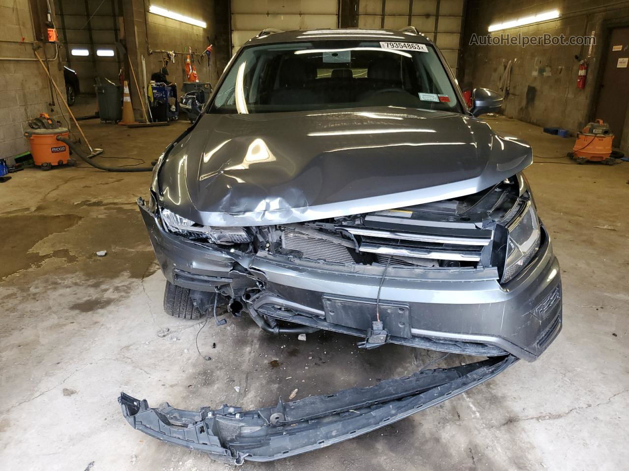 2021 Volkswagen Tiguan S Gray vin: 3VV0B7AXXMM097193