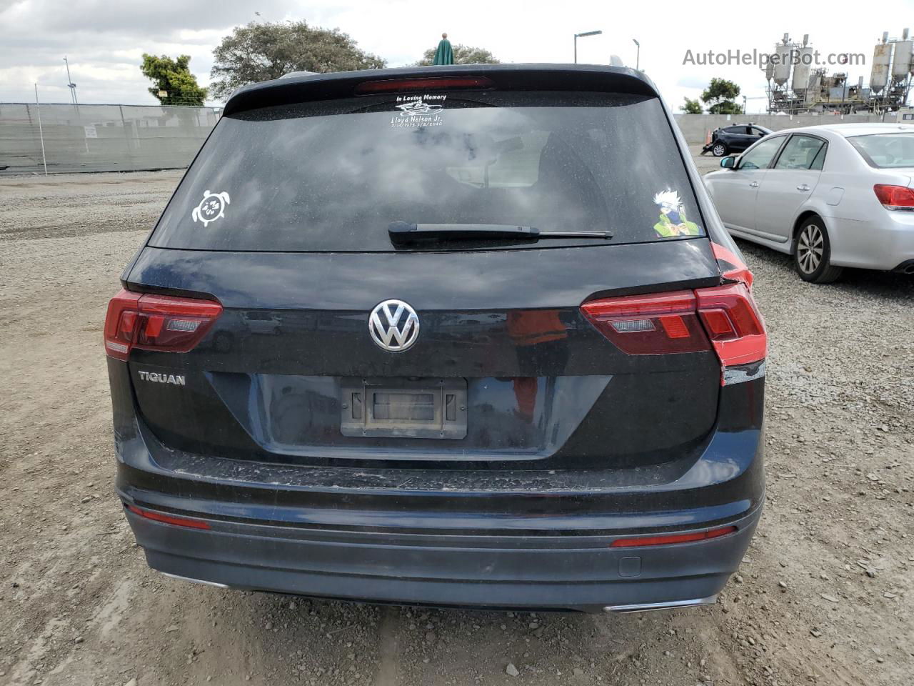 2019 Volkswagen Tiguan S Black vin: 3VV1B7AX0KM159105