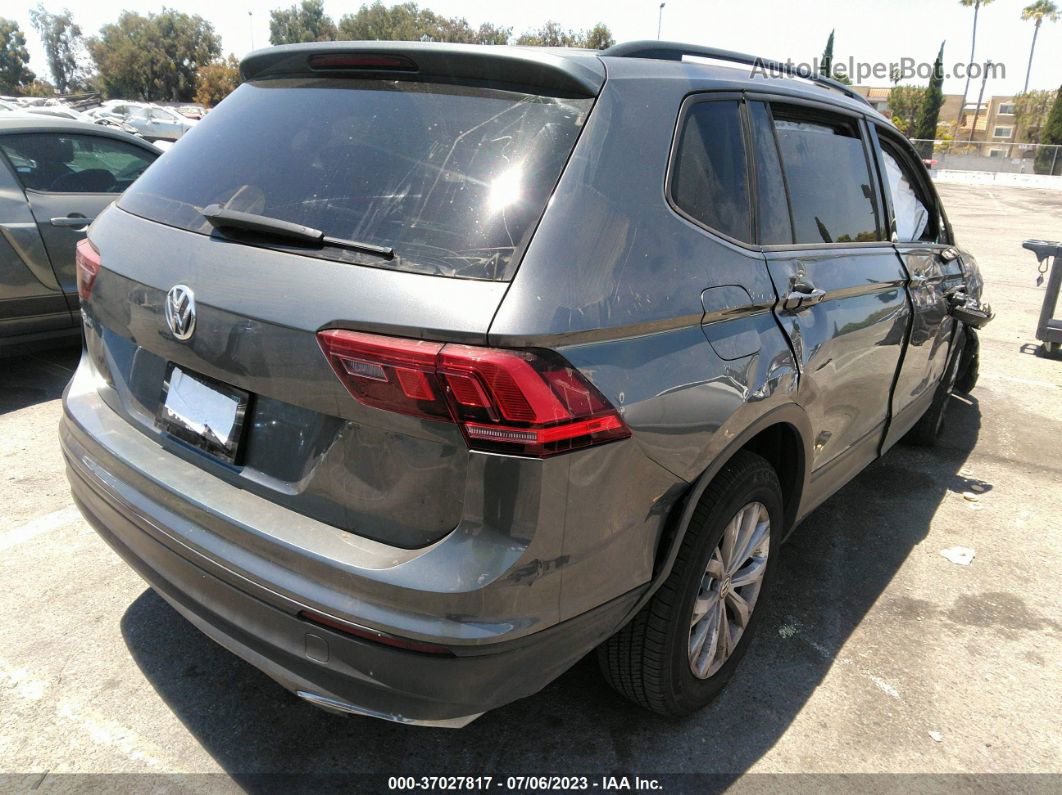 2019 Volkswagen Tiguan S Gray vin: 3VV1B7AX0KM185428