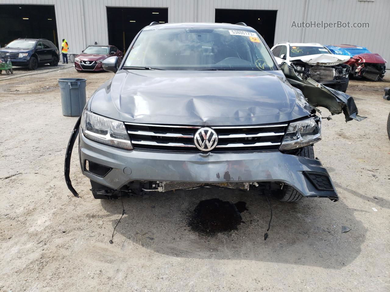 2021 Volkswagen Tiguan S Угольный vin: 3VV1B7AX0MM141304