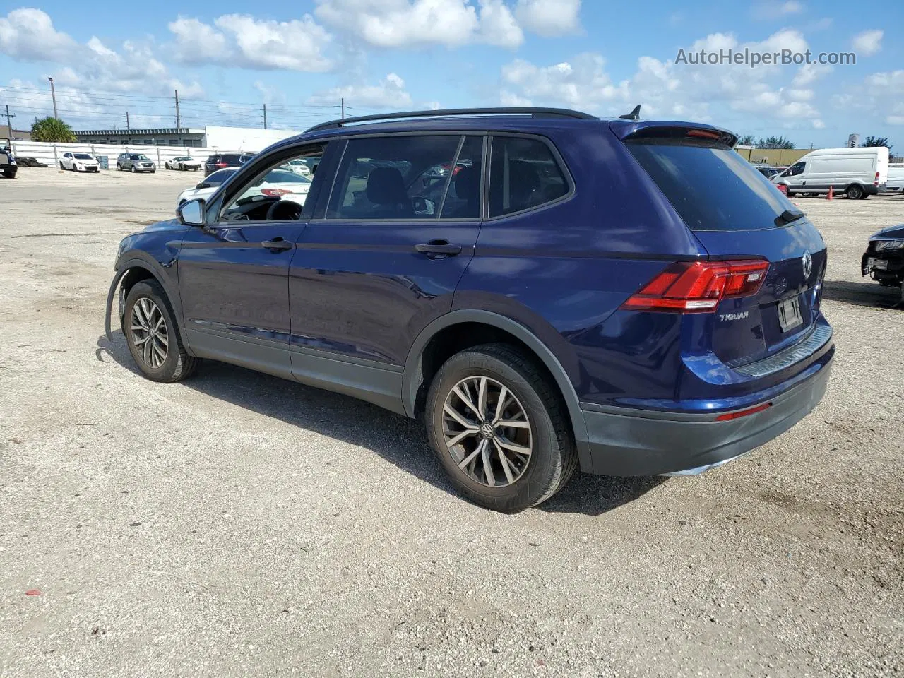 2021 Volkswagen Tiguan S Blue vin: 3VV1B7AX0MM147152