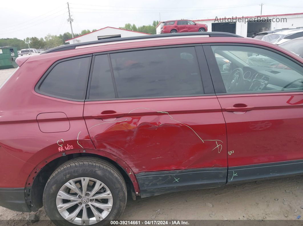 2018 Volkswagen Tiguan 2.0t S Red vin: 3VV1B7AX1JM124944