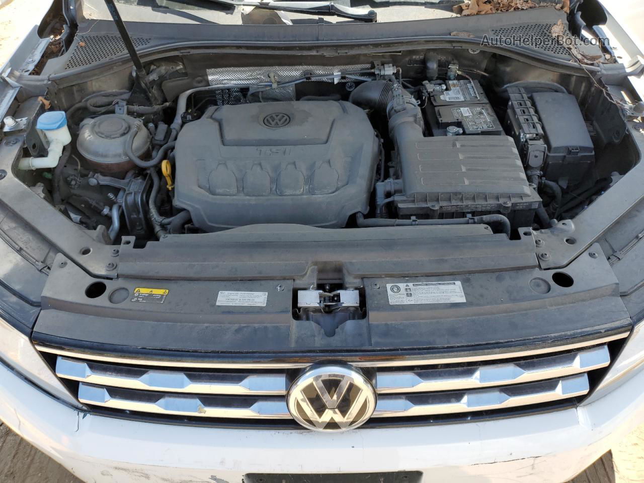 2019 Volkswagen Tiguan S Белый vin: 3VV1B7AX1KM123844