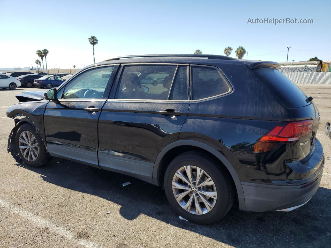 2019 Volkswagen Tiguan S Black vin: 3VV1B7AX1KM142491