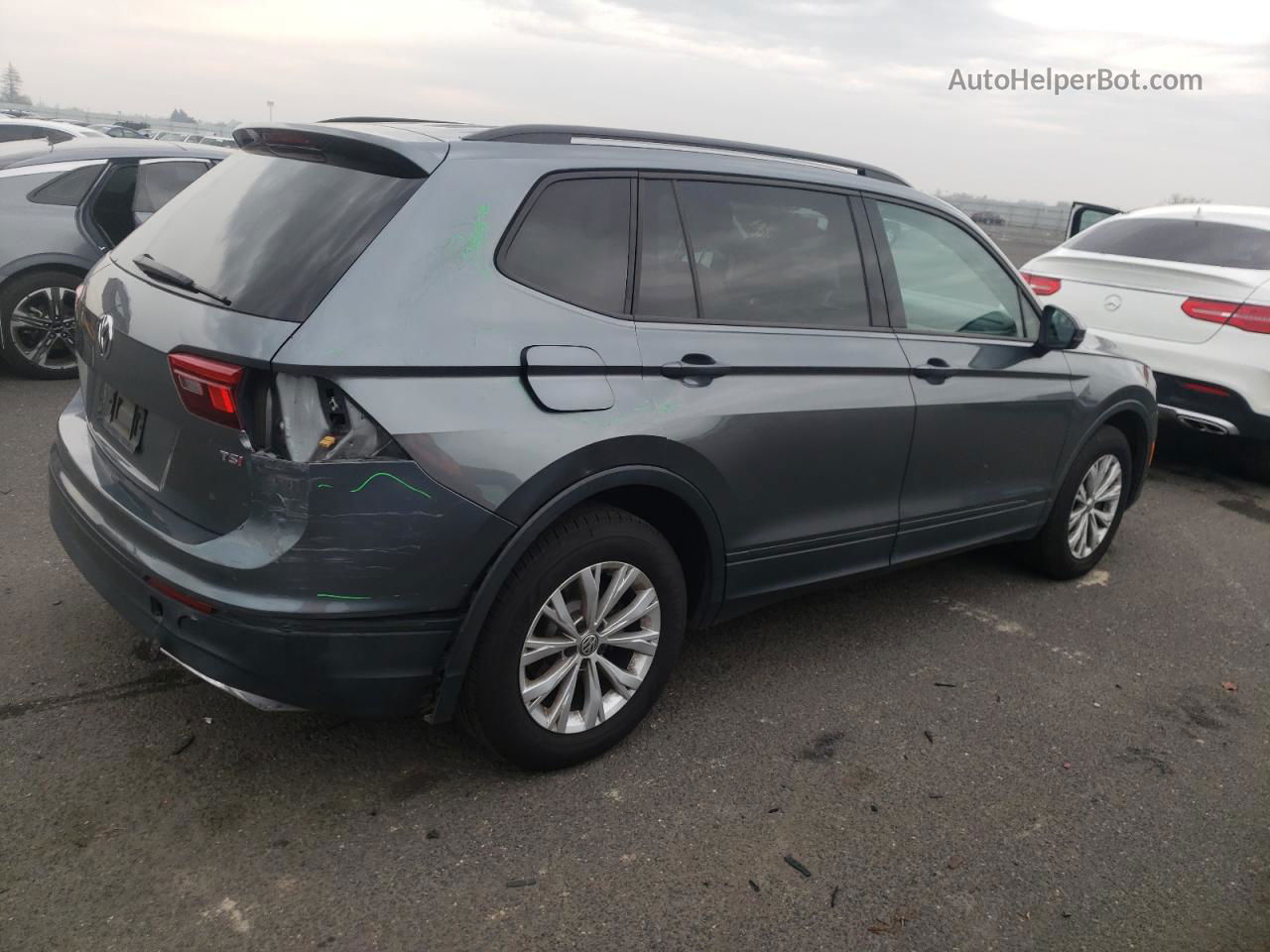 2018 Volkswagen Tiguan S Charcoal vin: 3VV1B7AX2JM037229