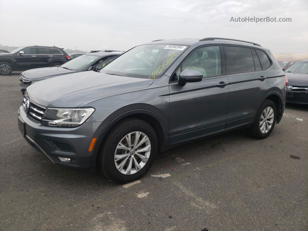 2018 Volkswagen Tiguan S Charcoal vin: 3VV1B7AX2JM037229