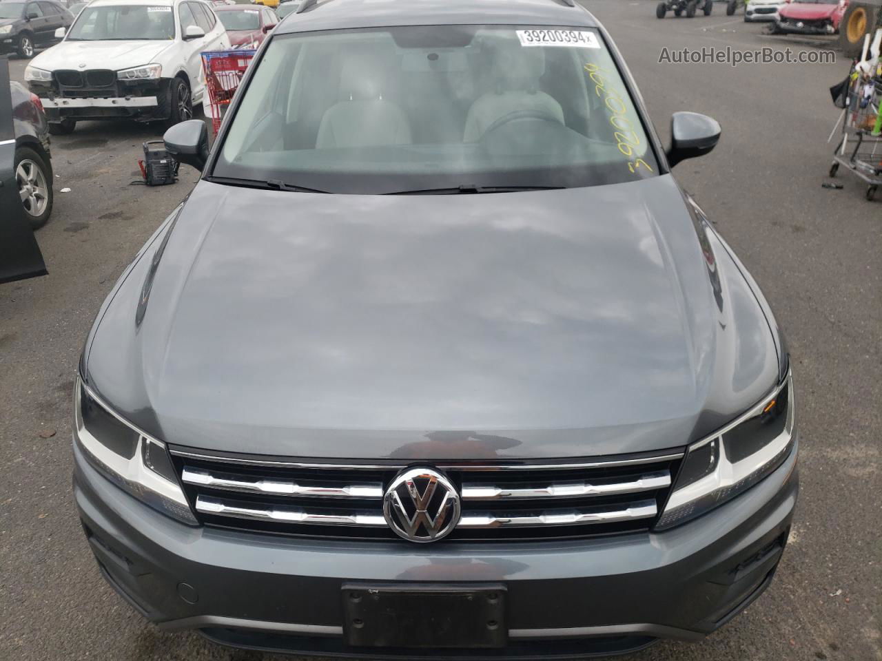 2018 Volkswagen Tiguan S Угольный vin: 3VV1B7AX2JM037229