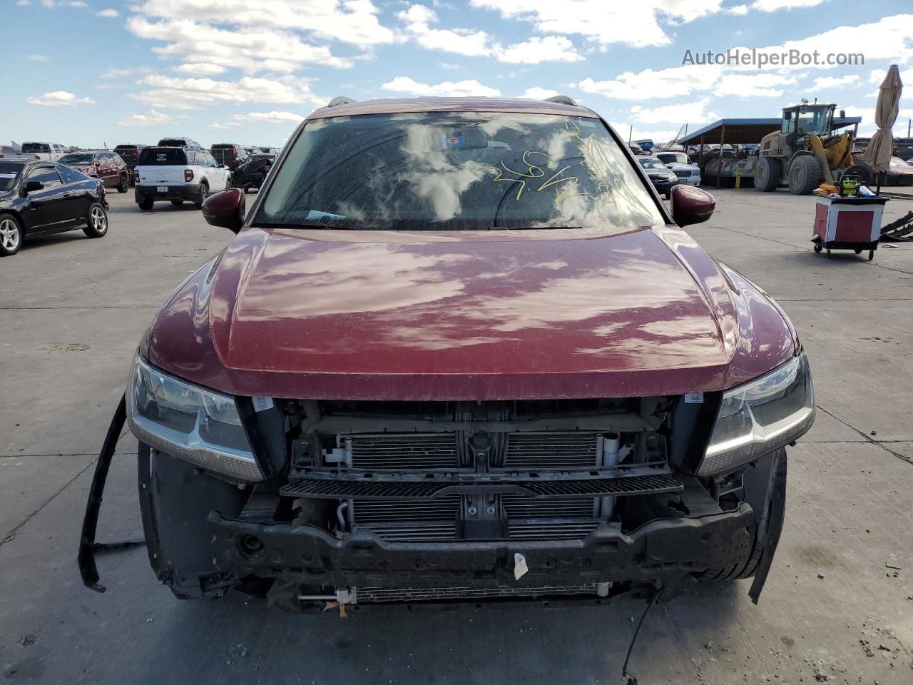 2018 Volkswagen Tiguan S Red vin: 3VV1B7AX2JM159914