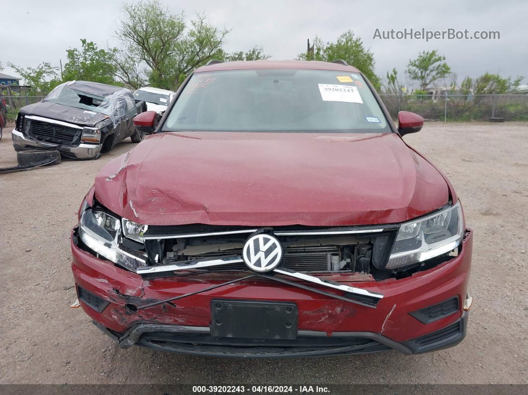 2019 Volkswagen Tiguan 2.0t S Красный vin: 3VV1B7AX2KM171272