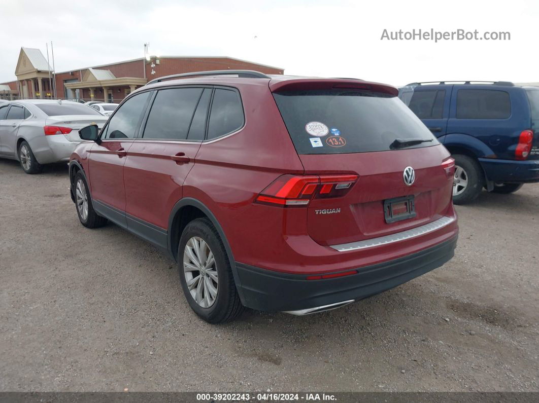 2019 Volkswagen Tiguan 2.0t S Red vin: 3VV1B7AX2KM171272