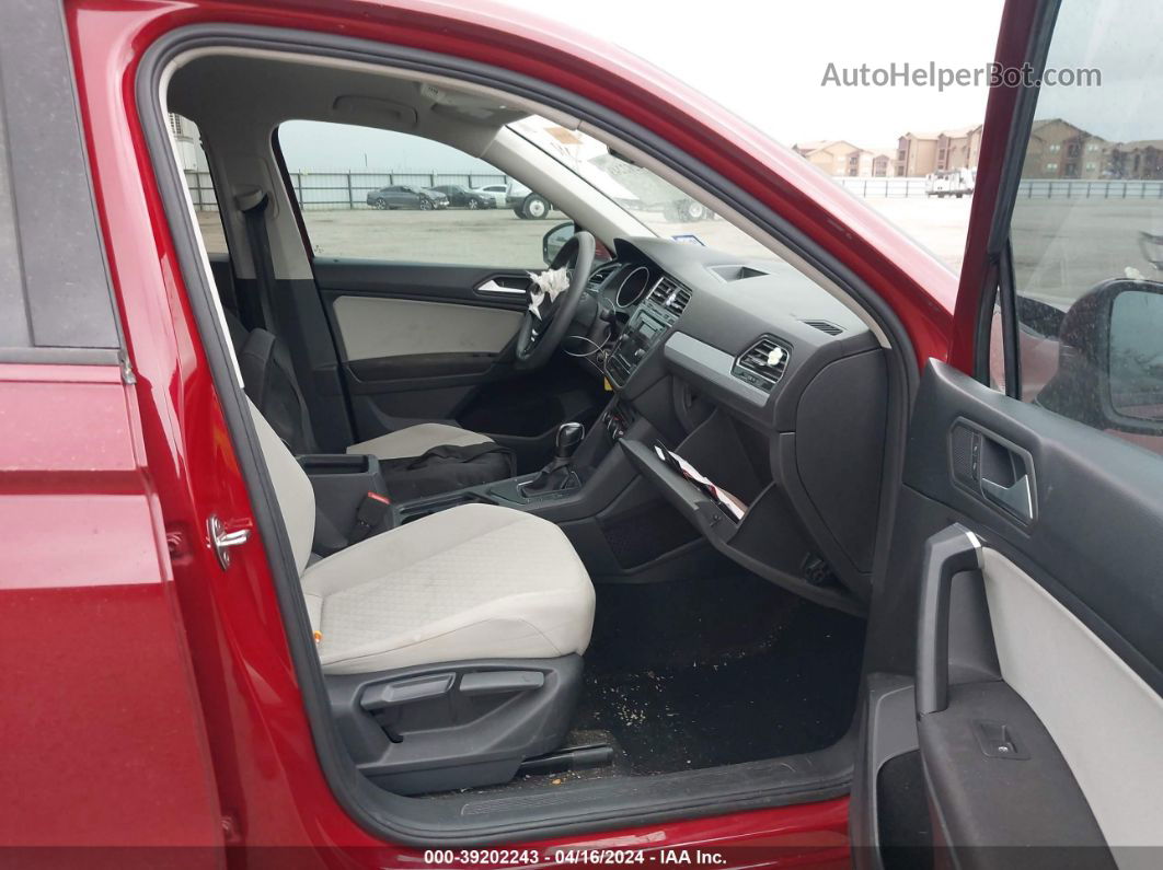 2019 Volkswagen Tiguan 2.0t S Красный vin: 3VV1B7AX2KM171272