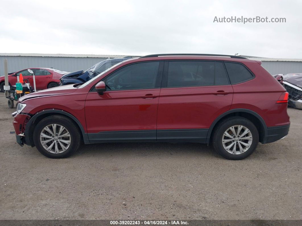 2019 Volkswagen Tiguan 2.0t S Red vin: 3VV1B7AX2KM171272