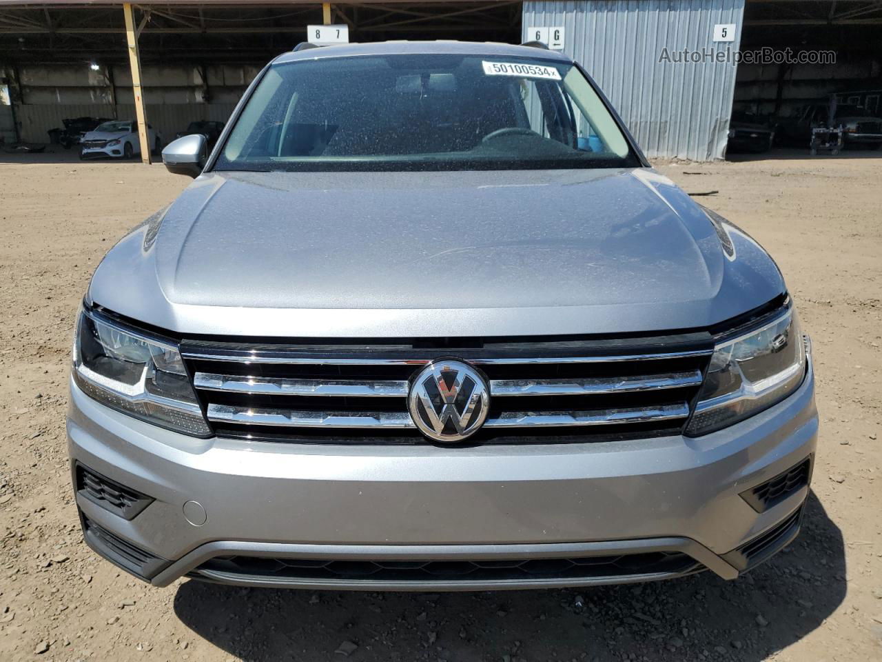 2021 Volkswagen Tiguan S Серебряный vin: 3VV1B7AX2MM024808