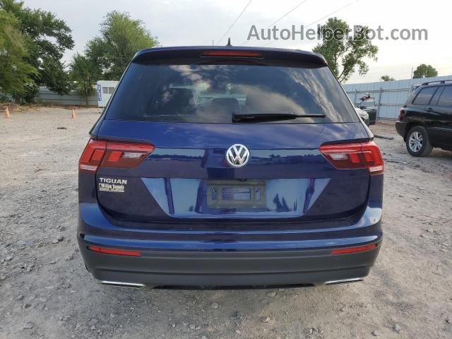 2021 Volkswagen Tiguan S Синий vin: 3VV1B7AX2MM041687