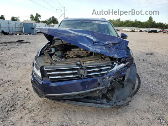 2021 Volkswagen Tiguan S Синий vin: 3VV1B7AX2MM041687