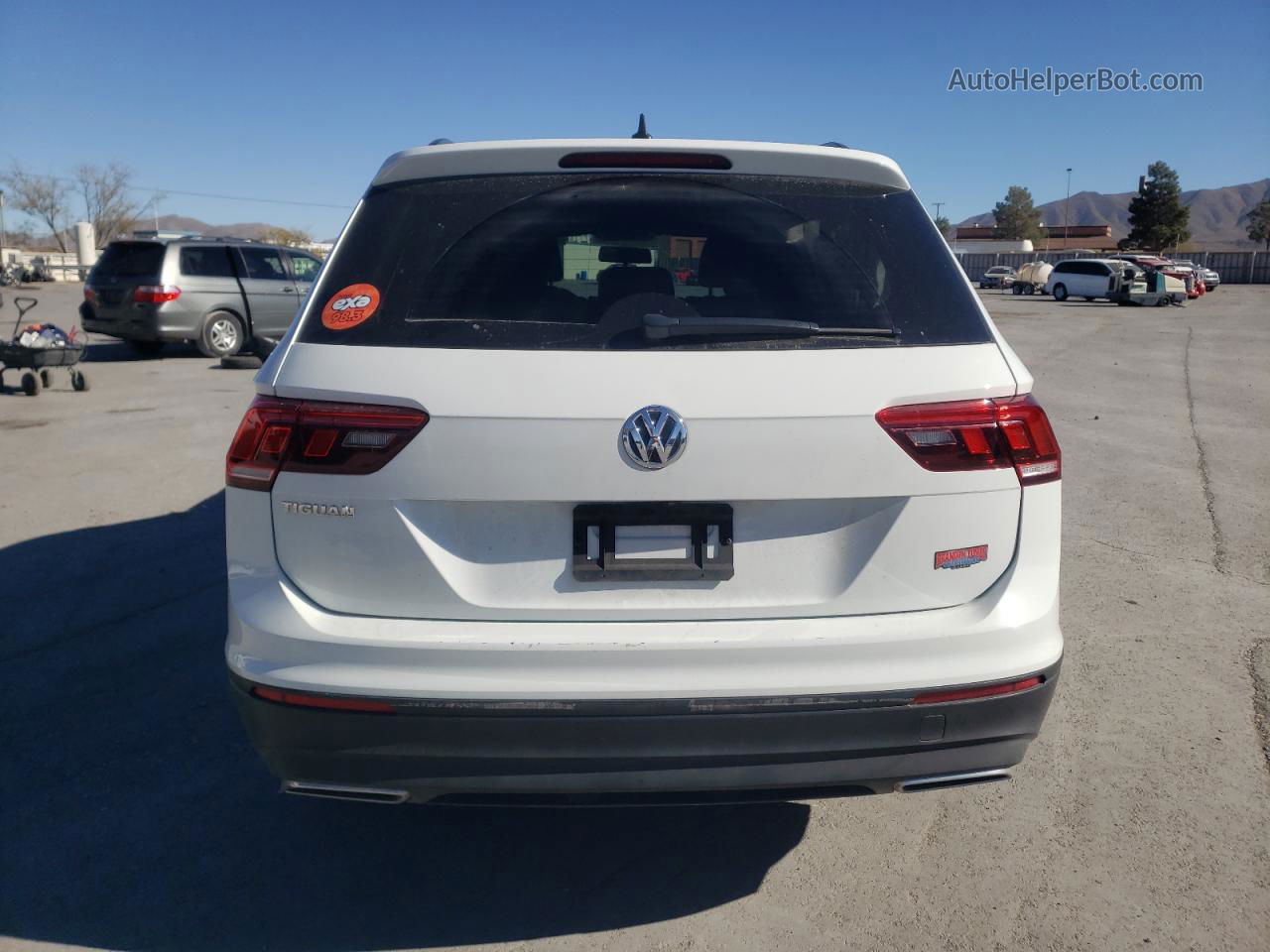 2021 Volkswagen Tiguan S White vin: 3VV1B7AX2MM045688