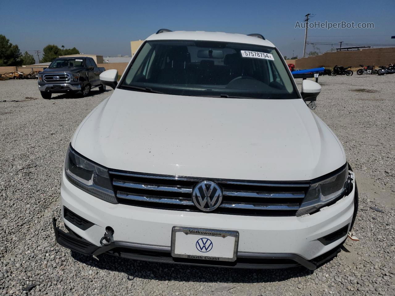 2021 Volkswagen Tiguan S White vin: 3VV1B7AX2MM126559