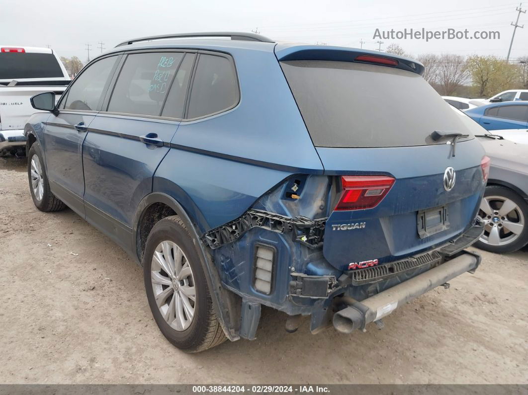 2019 Volkswagen Tiguan 2.0t S Blue vin: 3VV1B7AX3KM016567