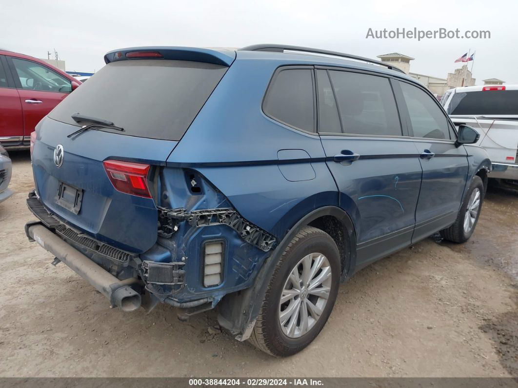 2019 Volkswagen Tiguan 2.0t S Blue vin: 3VV1B7AX3KM016567