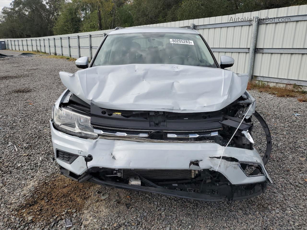 2019 Volkswagen Tiguan S White vin: 3VV1B7AX3KM073965