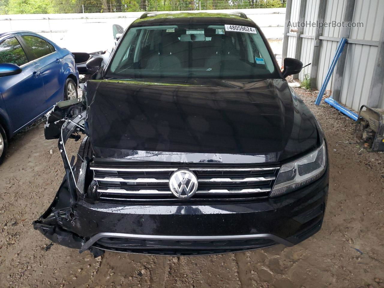 2021 Volkswagen Tiguan S Black vin: 3VV1B7AX3MM070423