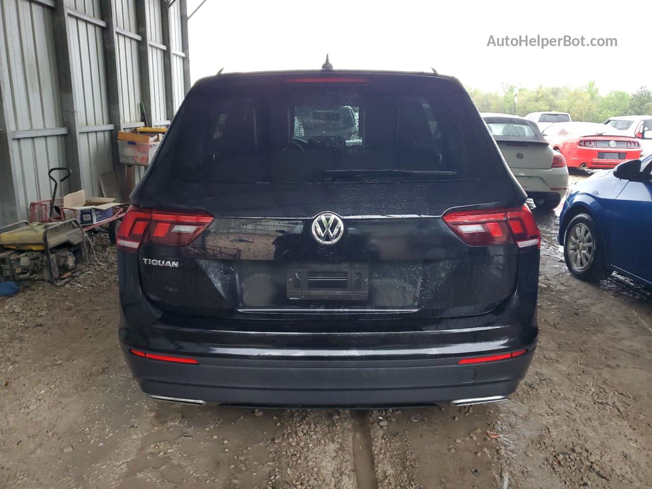 2021 Volkswagen Tiguan S Black vin: 3VV1B7AX3MM070423