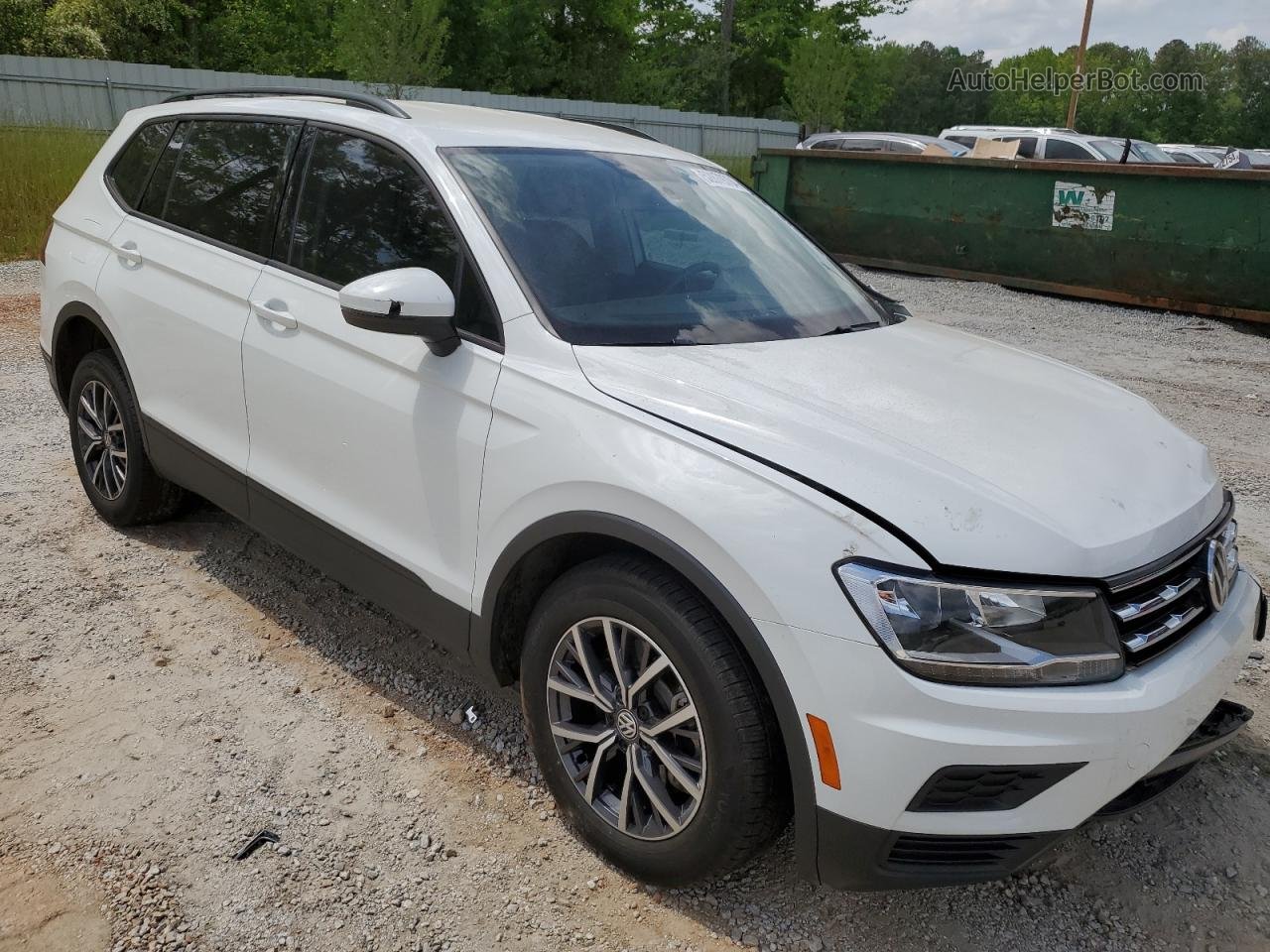 2021 Volkswagen Tiguan S White vin: 3VV1B7AX3MM116753