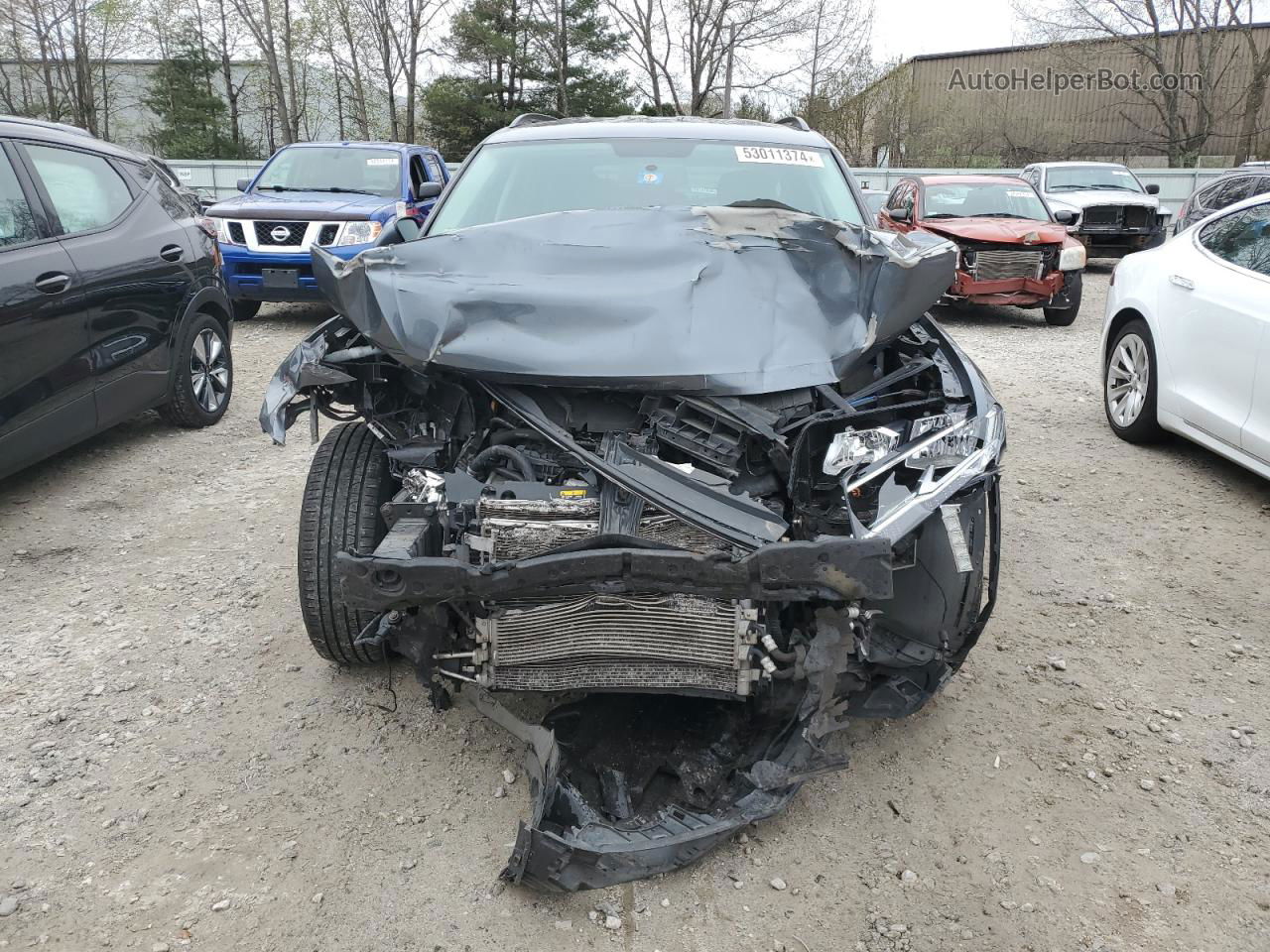 2018 Volkswagen Tiguan S Blue vin: 3VV1B7AX4JM088523