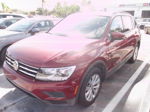 2019 Volkswagen Tiguan S Red vin: 3VV1B7AX4KM013404