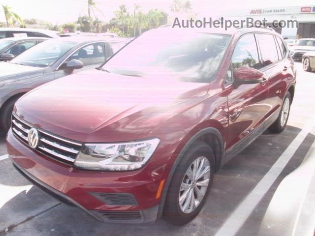 2019 Volkswagen Tiguan S Красный vin: 3VV1B7AX4KM013404