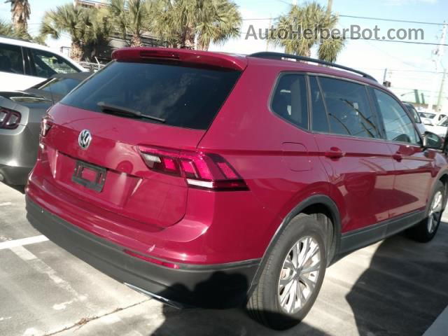 2019 Volkswagen Tiguan S Красный vin: 3VV1B7AX4KM013404