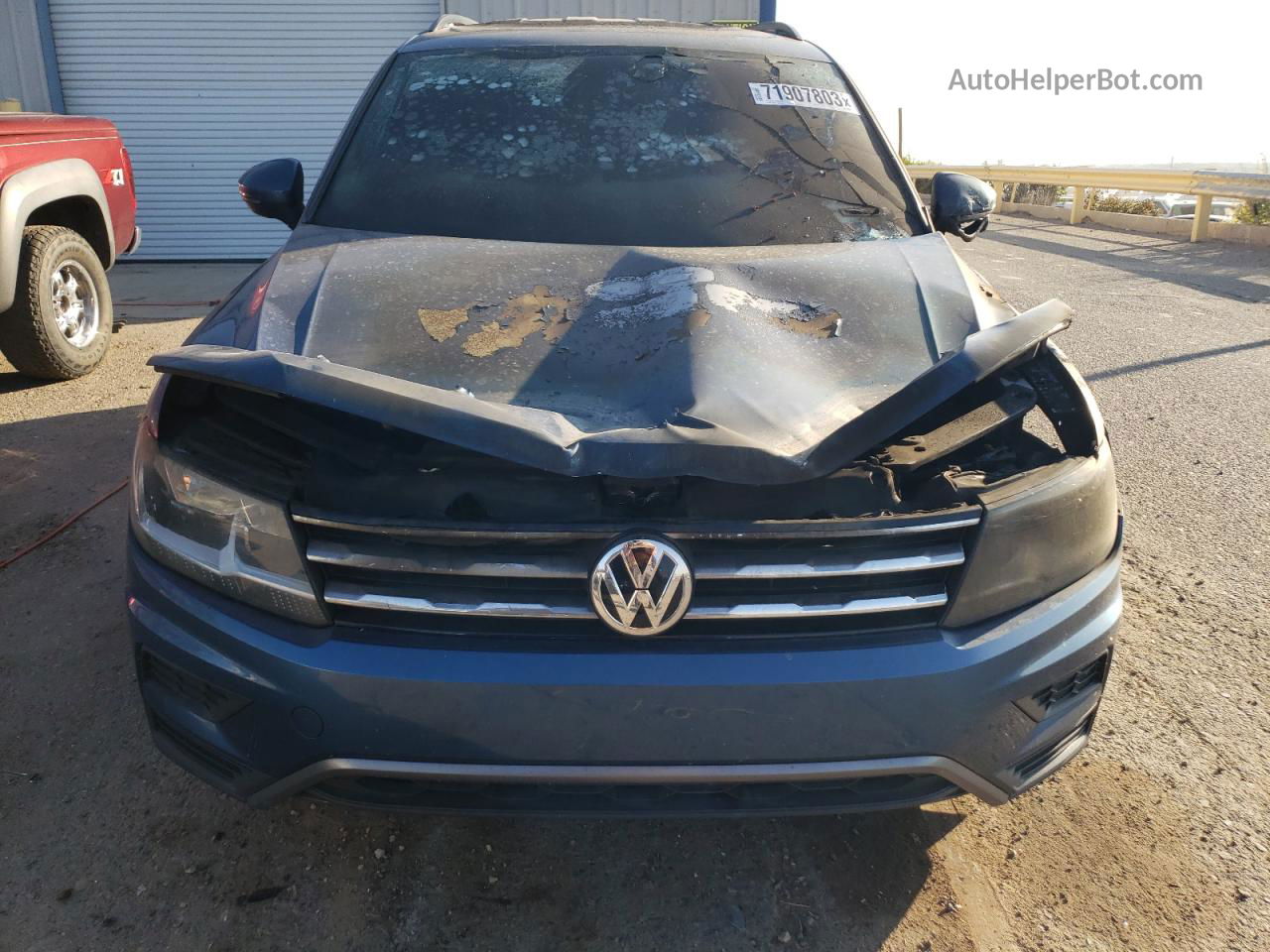 2019 Volkswagen Tiguan S Burn vin: 3VV1B7AX4KM057581