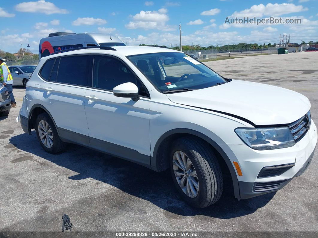 2019 Volkswagen Tiguan 2.0t S White vin: 3VV1B7AX4KM191099