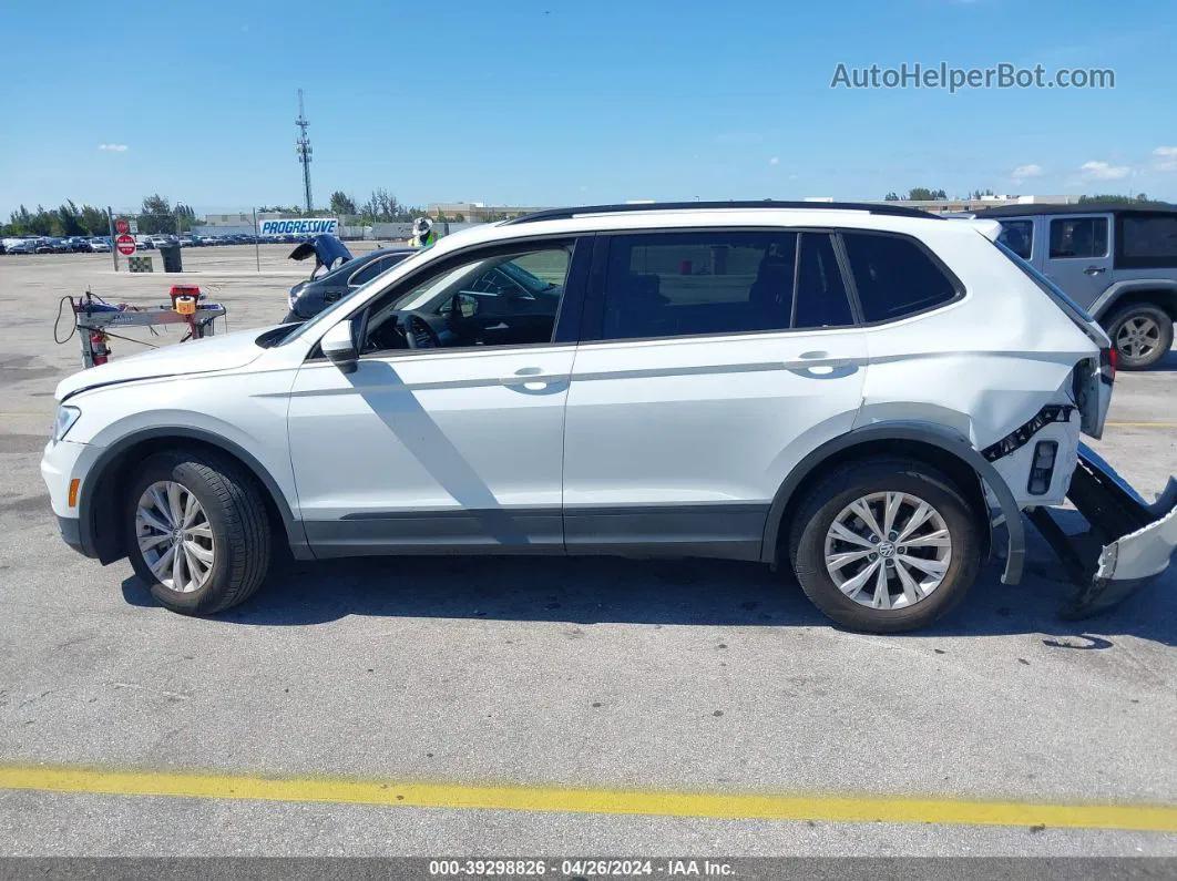 2019 Volkswagen Tiguan 2.0t S White vin: 3VV1B7AX4KM191099