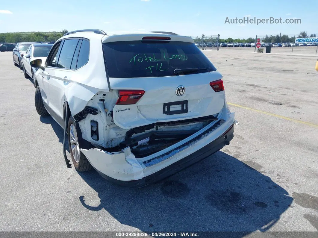 2019 Volkswagen Tiguan 2.0t S White vin: 3VV1B7AX4KM191099