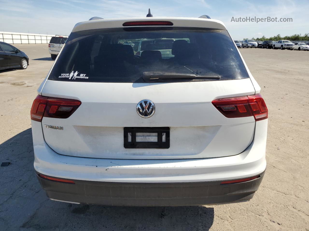 2021 Volkswagen Tiguan S White vin: 3VV1B7AX4MM019030