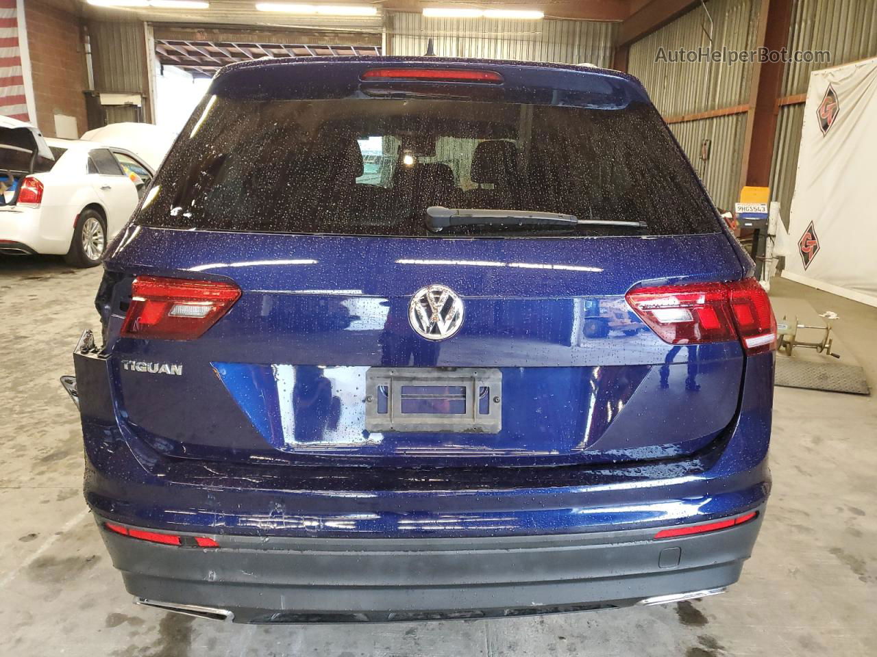 2021 Volkswagen Tiguan S Синий vin: 3VV1B7AX4MM107222