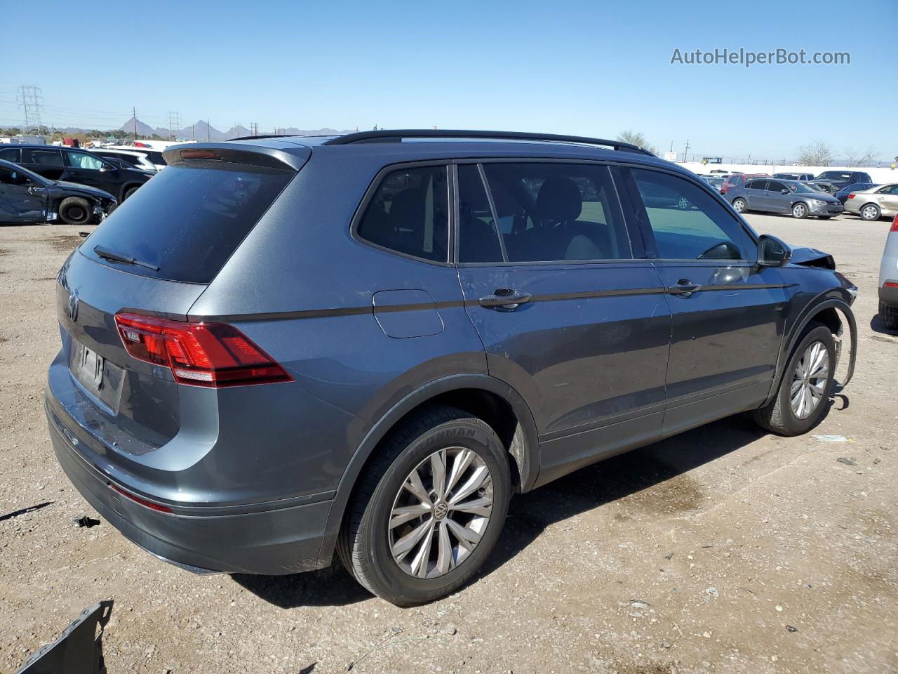 2018 Volkswagen Tiguan S Charcoal vin: 3VV1B7AX5JM024202