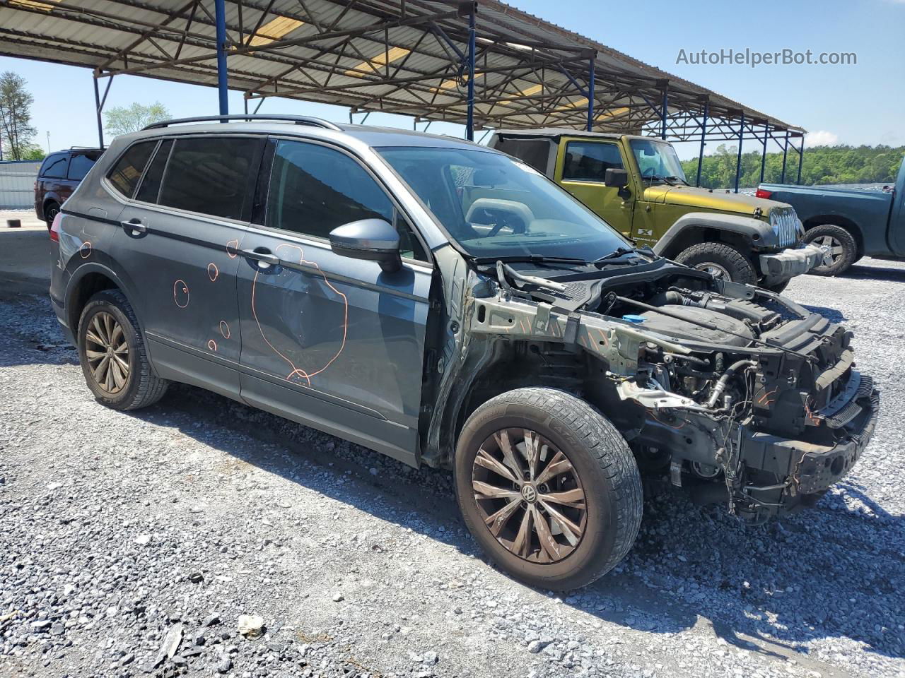 2018 Volkswagen Tiguan S Gray vin: 3VV1B7AX5JM085355