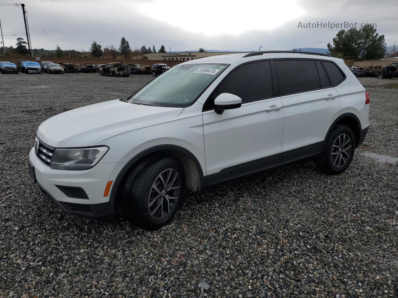 2021 Volkswagen Tiguan S White vin: 3VV1B7AX5MM002897