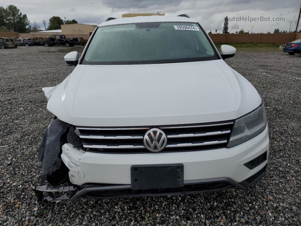 2021 Volkswagen Tiguan S White vin: 3VV1B7AX5MM002897