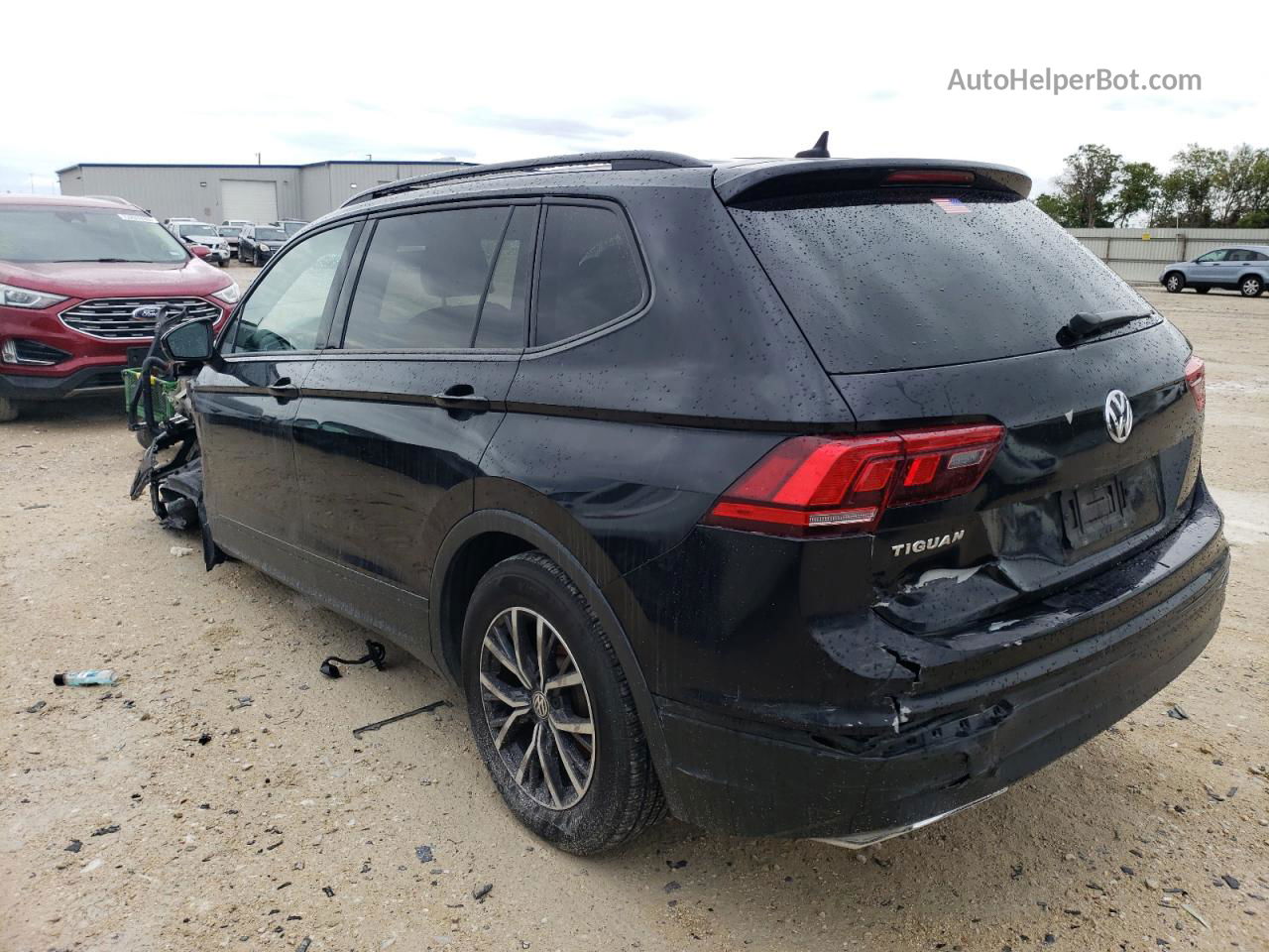 2021 Volkswagen Tiguan S Черный vin: 3VV1B7AX5MM033910