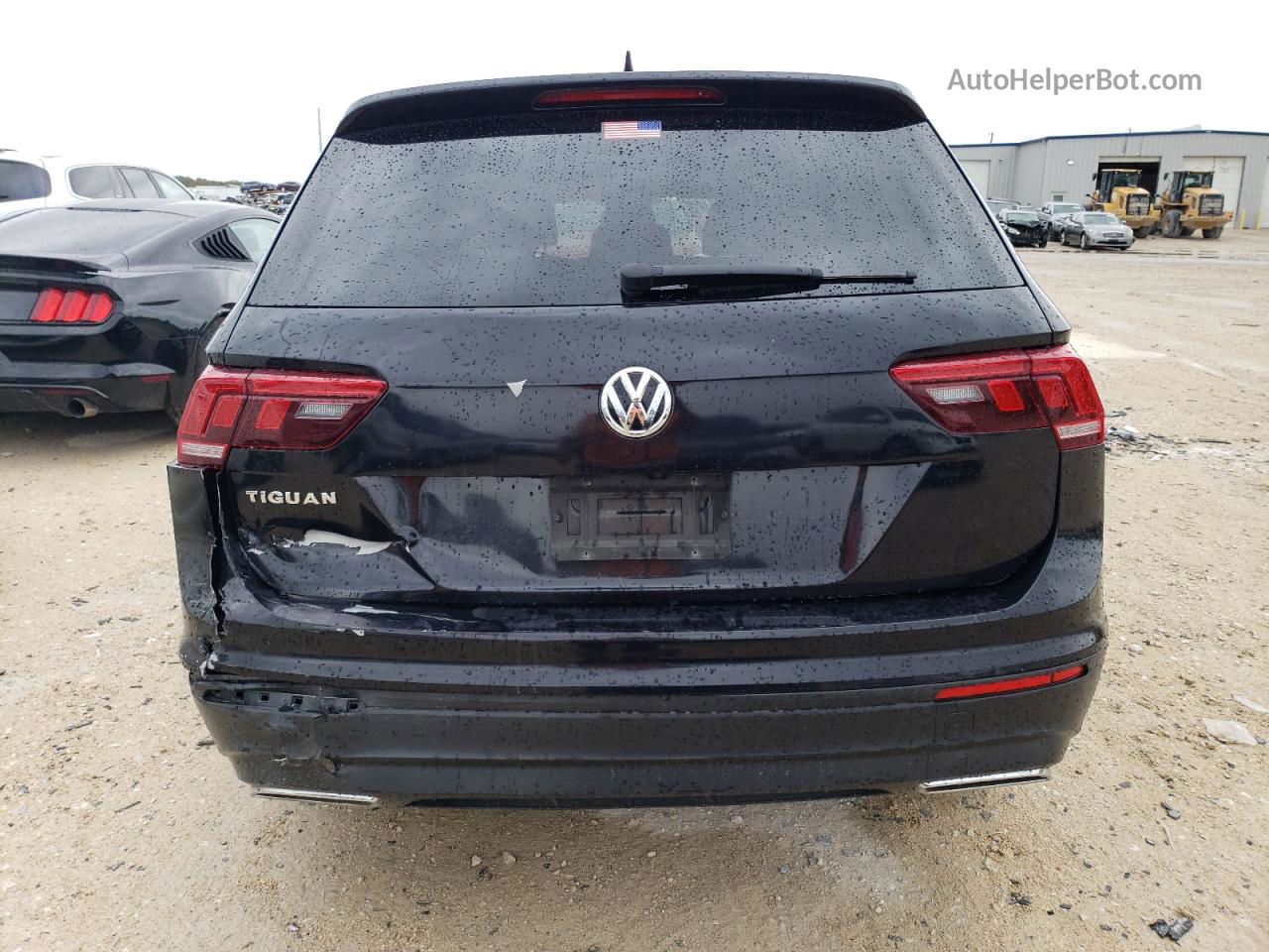 2021 Volkswagen Tiguan S Черный vin: 3VV1B7AX5MM033910