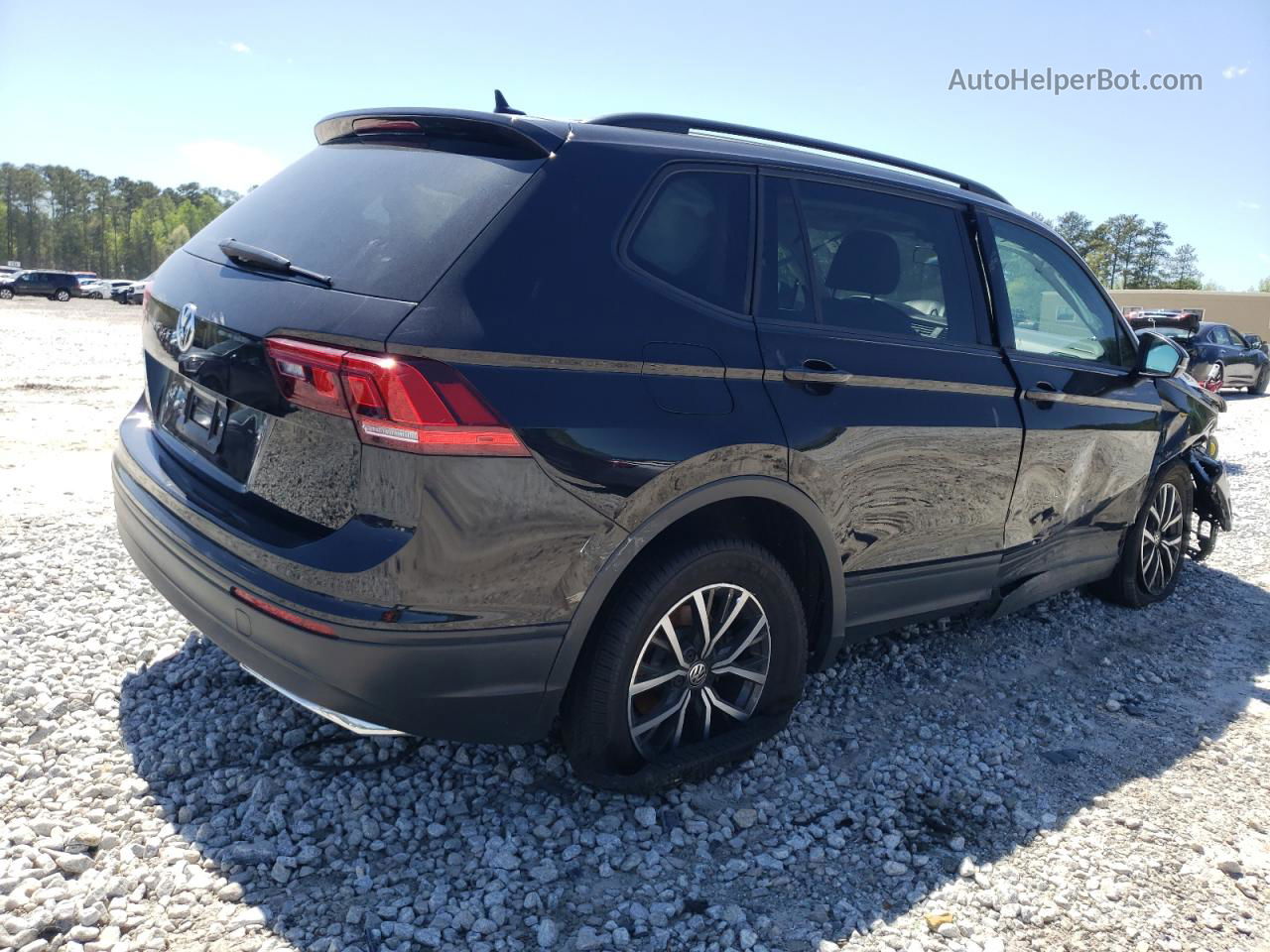 2021 Volkswagen Tiguan S Black vin: 3VV1B7AX5MM041070